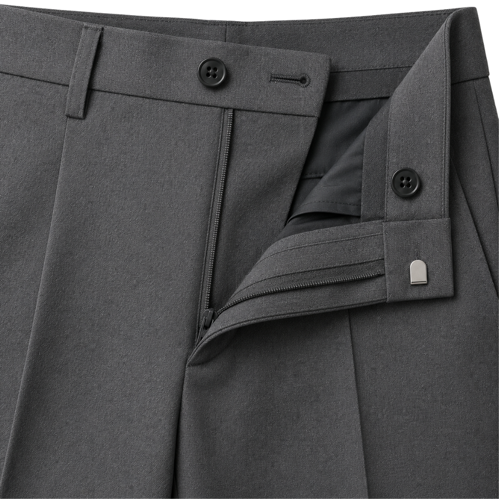Tailored Dress Trousers – Charcoal Grey | Gondi Caboni