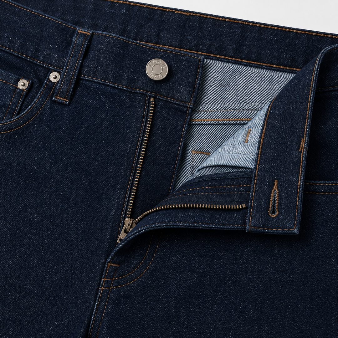 Premium Slim Fit Jeans – Dark Indigo | Gondi Caboni