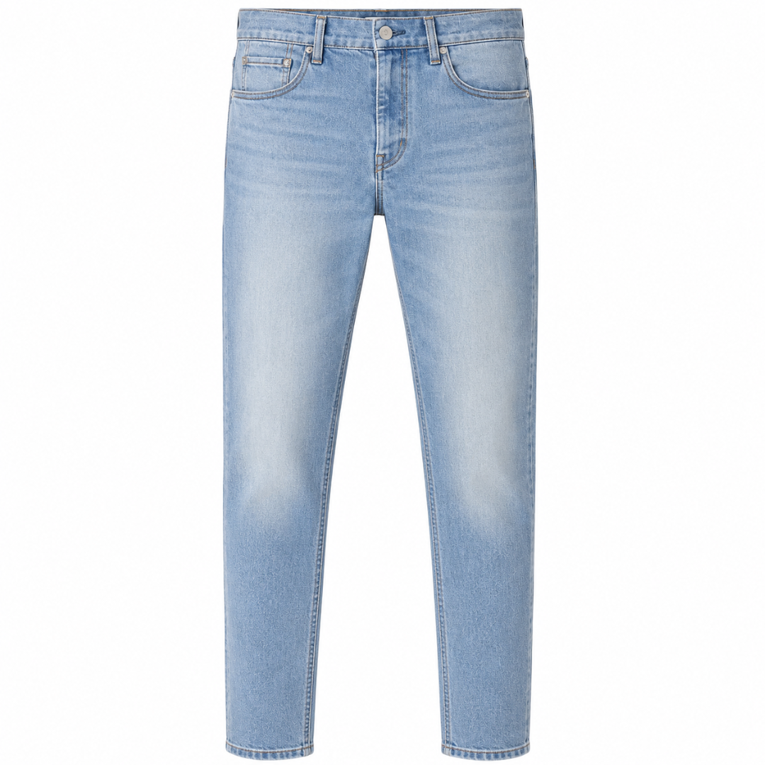 Premium Slim Fit Jeans – Light Blue Wash | Gondi Caboni