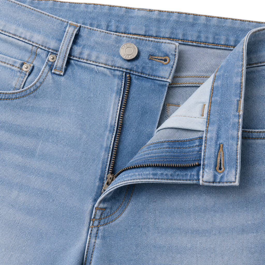 Premium Slim Fit Jeans – Light Blue Wash | Gondi Caboni