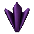 Premium Satin Pocket Square – Royal Violet | Gondi Caboni