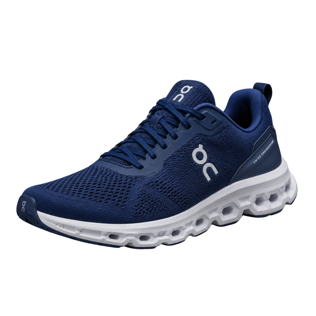 Performance Knit Trainers – Navy Blue | Gondi Caboni
