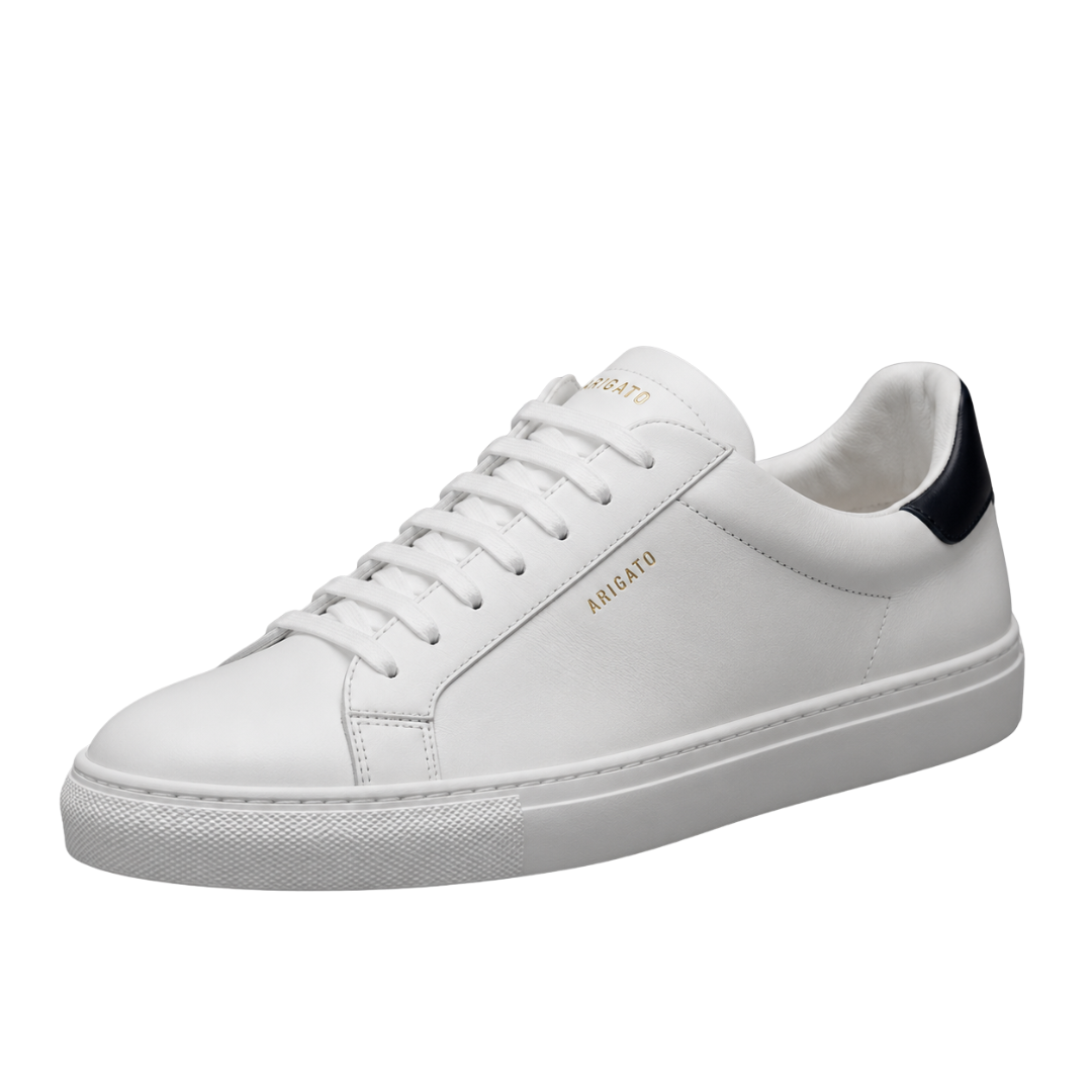 Premium Leather Trainers – White | Gondi Caboni