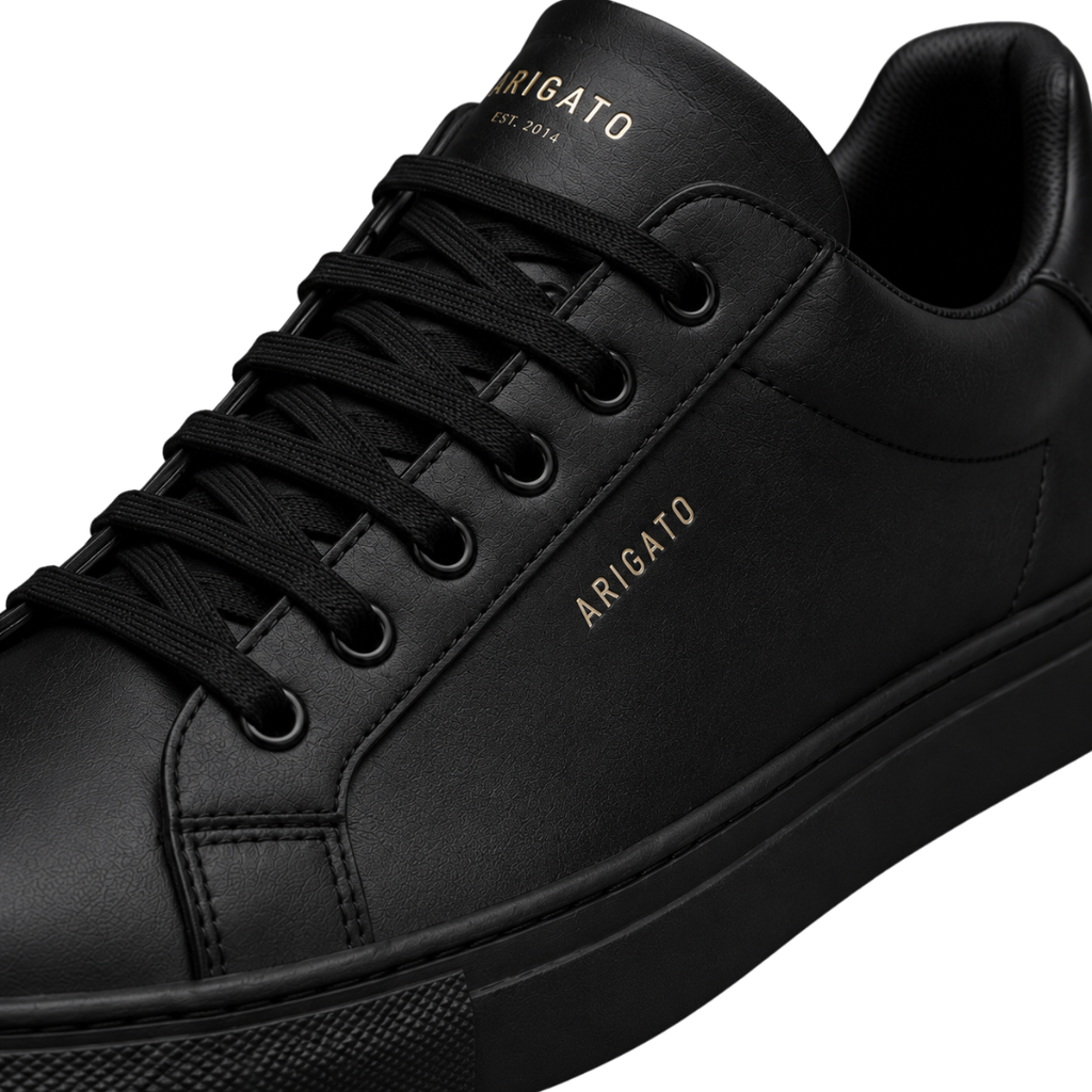 Premium Leather Trainers – Black | Gondi Caboni