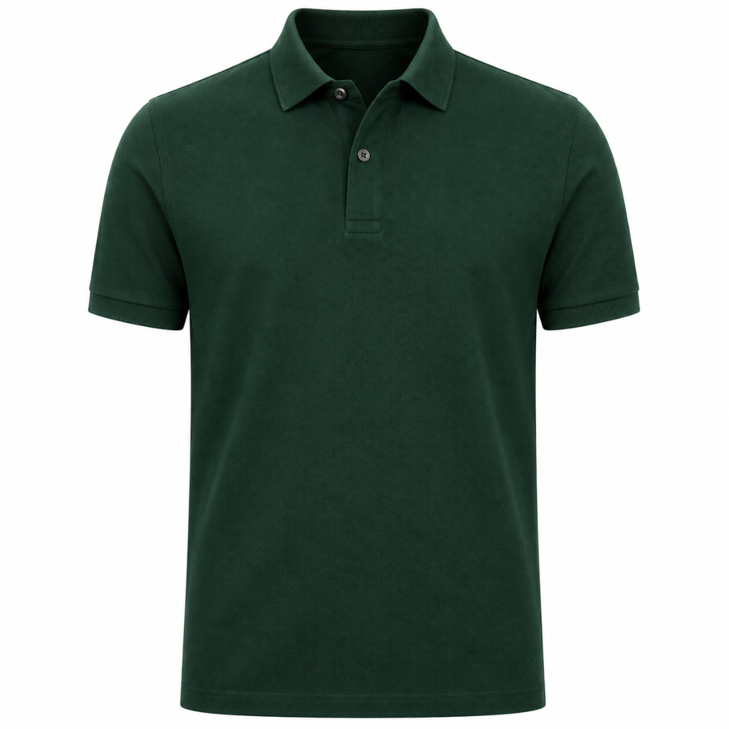 Premium Piqué Polo Shirt – Forest Green | Gondi Caboni