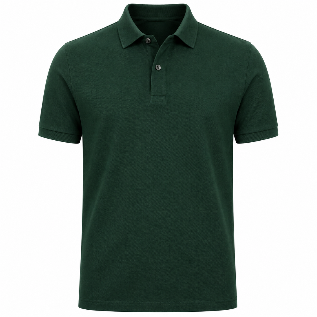 Premium Piqué Polo Shirt – Forest Green | Gondi Caboni