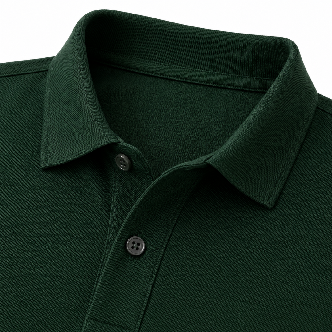 Premium Piqué Polo Shirt – Forest Green | Gondi Caboni